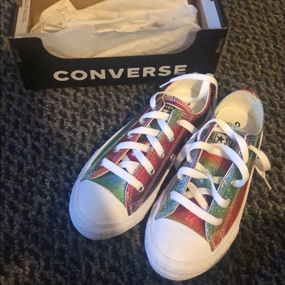 Converse Chuck Taylor All Star Lo Glitter Sneaker